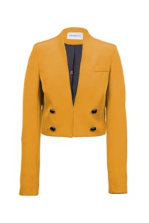Blazer corto con botones