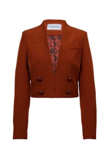 Blazer corto con botones