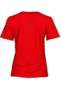T-shirt com corrente brilhante