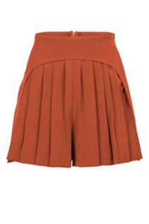 Pantalones cortos con detalle plisado