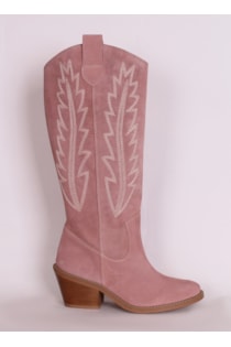 Botas de tacão estilo Cowboy