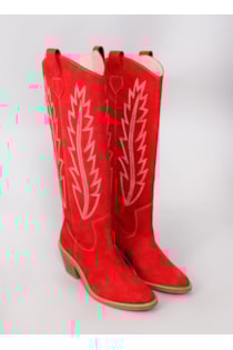 Botas de tacão estilo Cowboy