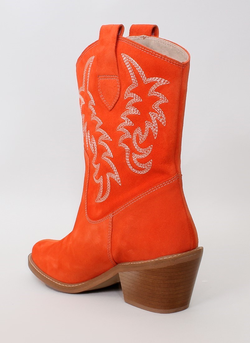 Cowboy style ankle boots 