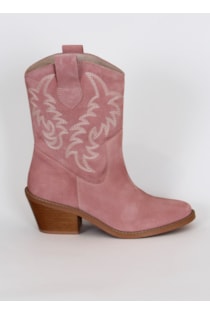 Botins de tacão estilo Cowboy