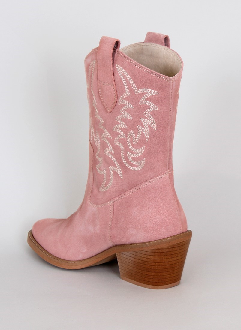 Cowboy style ankle boots 