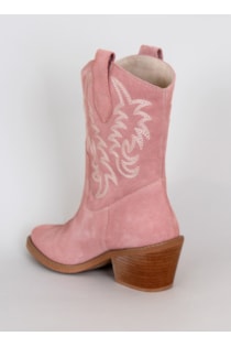Botins de tacão estilo Cowboy