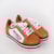 Color block platform sneakers