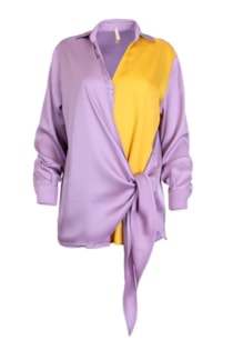 Shirt with knot detail