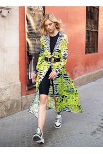 Vestido de camisa de corte