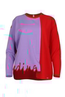 Sudadera color ladrillo