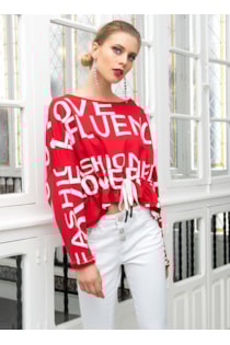Camisola com cordão