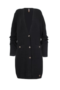 Knitted jacket with close-fitting sleeves
