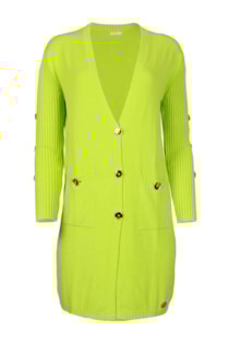 Knitted jacket with close-fitting sleeves