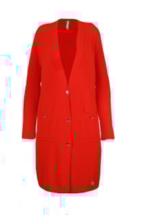 Knitted jacket with close-fitting sleeves