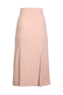 Midi skirt with opening