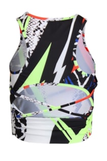 Top corto estampado