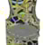 Top curto estampado