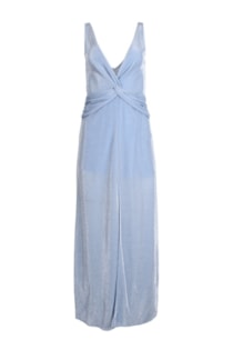 Vestido brilhante com nó