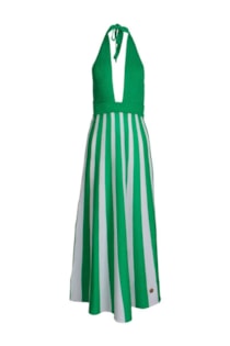 Vestido tejido cuello halter