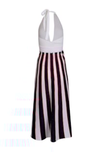Vestido tejido cuello halter