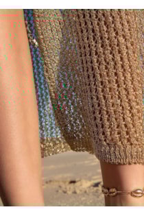 Vestido comprido de tricot