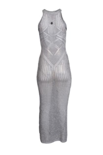 Vestido comprido de tricot