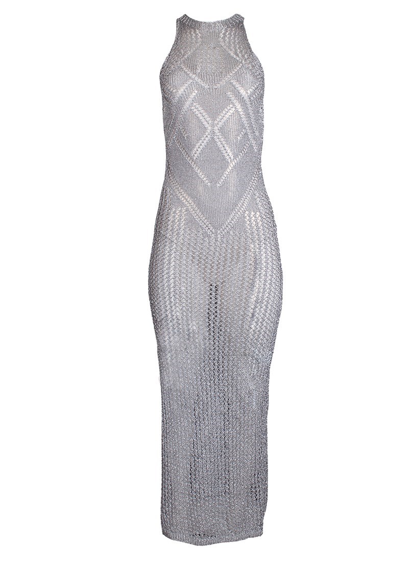 Long knitted dress