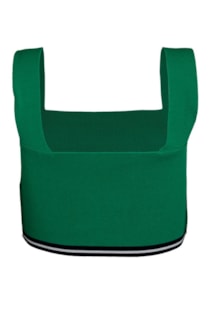 Top cropped de tricot