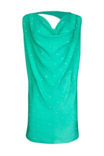 Vestido corrugado brillante
