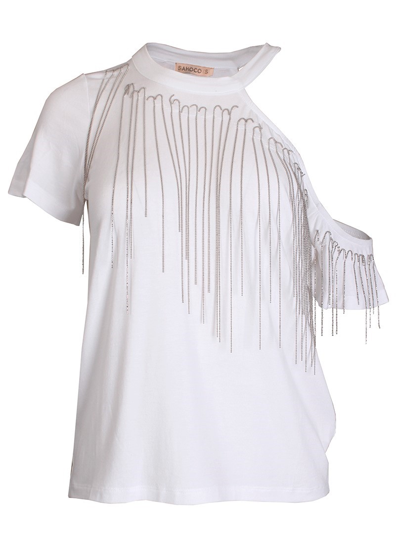 Fringed T-shirt