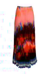 Saia plissada
