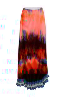 Saia plissada
