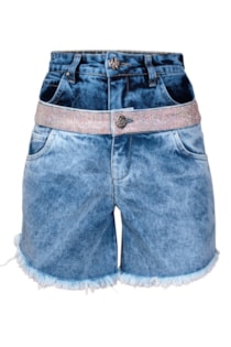 Shorts doble cintura 