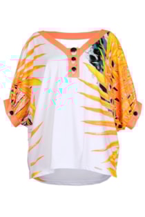 Oversize button blouse
