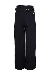 Basic pants with belt