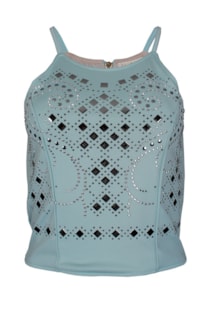 Strap cropped top