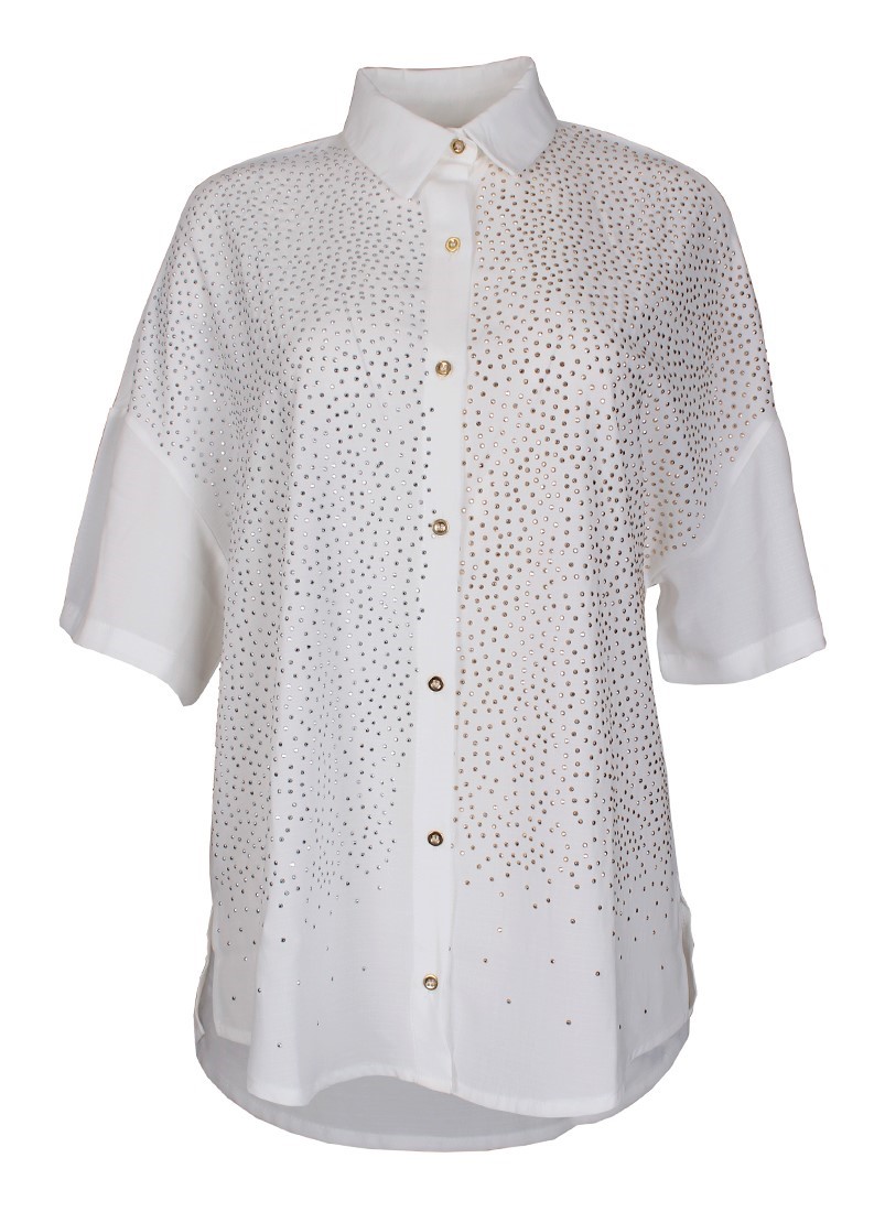 Blusa brillante Extra grande