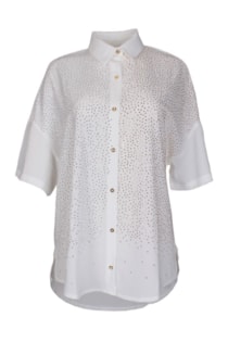 Blusa brillante Extra grande