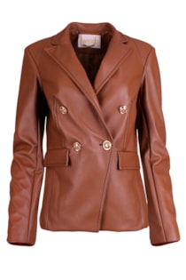 Crossed buttoned blazer