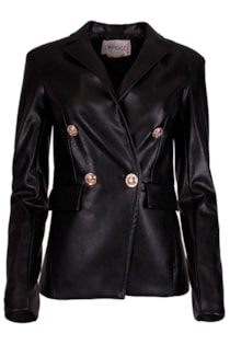 Crossed buttoned blazer