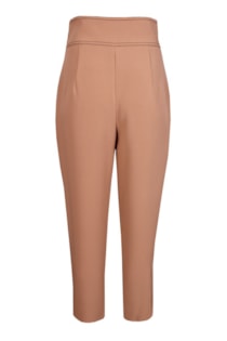 Contrast stitching pants