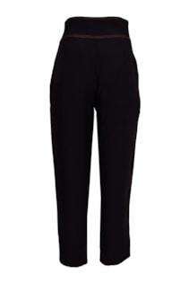 Contrast stitching pants