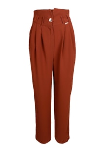 Loose pleated pants