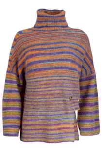 Knit asymmetrical sweater