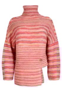 Knit asymmetrical sweater