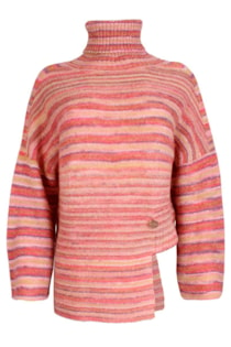 Camisola assimétria de tricot