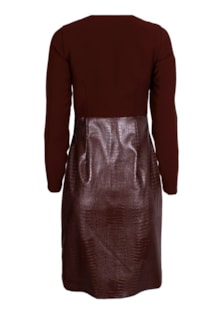 Vestido combinado