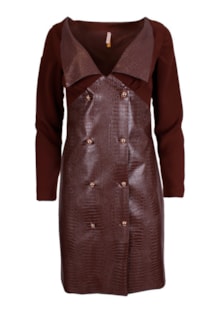 Vestido combinado