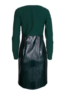 Vestido combinado