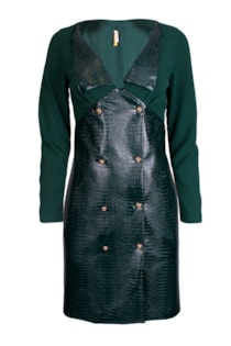 Vestido combinado